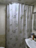 美居客 浴帘 加厚PEVA防水浴室帘免打孔淋浴房隔断帘1.8*2.0M(盛夏荷塘) 实拍图