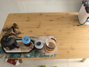 竹庭（zhuting）楠竹客厅茶几日式休闲桌小户型实木矮桌功夫茶桌现代简约客厅家用 原色双层茶几100cm*50cm*40cm 实拍图