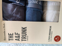 ABERCROMBIE & FITCH男装3条组合装经典LOGO舒适柔软弹力轻薄四角内裤KI114-3083 蓝色/灰色 3条 M 实拍图