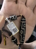 西玺天然西藏莲师三九眼老天珠玛瑙吊坠横带佛珠男女项链挂件锁骨链 九眼天珠 实拍图