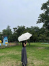 JCZS德国品牌迷你七折太阳伞生防晒防紫外线便携小巧晴雨两用遮阳伞 胶囊盒-七折-天空蓝 三折168股 x 92cm 实拍图