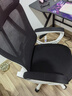 全品屋电脑椅家用人体工学椅办公椅子靠背学习转椅老板座椅游戏电竞椅 【4D腰托+透气可躺】白黑-无脚托 联动扶手 +衣架 实拍图