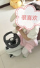 乐卡（Lecoco）扭扭车1-3岁防侧翻摇摇车静音闪光轮儿童车 费格静音丝绒摩卡 实拍图
