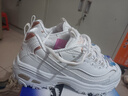 斯凯奇（Skechers）女鞋厚底增高老爹鞋百搭休闲鞋耐磨透气运动鞋女 WTRG白/金 35.5 实拍图