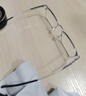 蔡司（ZEISS）镜片纯钛近视眼镜半框理工男商务变色眼睛防蓝光辐射方框可配度数 大框【高端金属 】黑银 眼镜框 实拍图