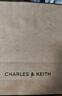 CHARLES&KEITH鳄鱼纹凯莉包手提斜挎婚包包女包生日礼物CK2-50270880-1 Ivory象牙色 S 实拍图