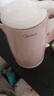 美的（Midea）烧水壶电热水壶电水壶 双层防烫 0涂层食品级304不锈钢 1500W快速沸腾 1.7L大容量 HJ1705 实拍图