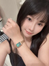 DK瑞士品牌小方绿表女士手表女2025年新款520情人节生日礼物送女友 精钢-钢带 【可代写贺卡】 实拍图