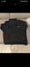 啄木鸟（TUCANO）短袖T恤男夏季时尚百搭polo打底衫舒适透气上衣男装 黑色A 4XL  实拍图