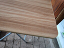 坤奉可折叠餐桌家用多功能简易方桌户外便携摆摊桌小户型客厅阳台长桌 胡桃色【60*60*70】单杠镀锌腿 实拍图