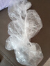电动车一次性座垫套塑料防水防尘罩电瓶车踏板车座套保护套 白色 1个装 实拍图