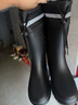 大嘴猴（paul frank）男士雨鞋中筒水鞋防水防滑外卖骑手专用厚底耐磨胶鞋黑39偏大一码 实拍图