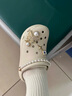 crocs卡骆驰洞洞鞋贝雅男鞋女鞋轻便耐磨一脚蹬拖鞋休闲鞋|10126 卵石色-2V3 36 /37(220mm) 实拍图