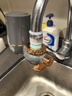 美的（Midea）净水器水龙头过滤器家用自来水滤水器直饮前置过滤器厨房卫生间通用除水垢除余氯双出水可清洗滤芯 一机三芯【两年免换滤芯】 实拍图