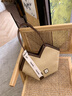 viney草编包包女包新款编织包大容量单肩包生日礼物送女友老婆 【卡其】高级感实用轻奢度假旅游沙滩包 时尚品牌通勤手提托特包 实拍图