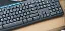 罗技（Logitech）MK275 键鼠套装 无线键鼠套装 办公键鼠套装 全尺寸 商务键鼠套装 带无线2.4G接收器 黑蓝色 实拍图