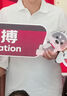 GLM短袖t恤男透气夏季翻领polo衫速干T恤冰丝感休闲运动上衣白色3XL 实拍图