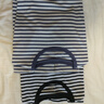 MUJI女式 天竺编织 圆领短袖T恤 上衣打底衫女款25年夏季女装内搭 黑色条纹 BB2SBA5S M (160/84A) 实拍图