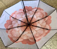 蕉下（beneunder）防紫外线遮阳伞三折双层黑胶晴雨伞防晒伞BM664花椿 实拍图