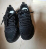 鸿星品断码踩屎感黑色运动鞋女2025年秋季新款老爹鞋跑步防滑软底上班鞋 黑色网面 双网 38 实拍图