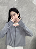 BRCZRO（法国）防晒衣女防晒服凉感披肩遮阳衣防紫外线皮肤衣休闲薄外套 【星空】远山灰 均码 【参考体重 80-140斤】 实拍图