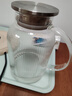 青苹果耐热玻璃凉水壶1.6L 可明火直烧冷水壶花茶壶泡茶围炉煮茶壶 实拍图