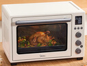 美的（Midea）【国家补贴】家用多功能风炉电烤箱40L大容量/四面搪瓷/热风循环/空气炸锅烤箱一体机PT4012W二代 实拍图