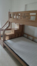 榕匠 橡胶木上下床纯实木双层床高低床男孩女孩上下铺儿童床子母床 梯柜款+5CM椰棕床垫*2 1350mm*2000mm【升级加厚】 实拍图