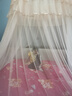 维美诗免安装蚊帐家用卧室2025新款上下床升降支架圆顶吊顶式儿童1.5米 杏色 200cm*180cm*300cm 实拍图