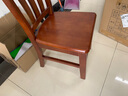 岳虎 免安装整装全实木椅子家用靠背椅餐厅简约饭店木椅子实木餐椅 18升级款胡桃色（整装发货） 全实木款 实拍图