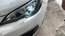 海拉（HELLA）150W汽车LED大灯9005/9012/H7H4/H11近光远聚光6500K亮白激光灯泡 实拍图