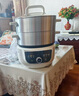 美的（Midea）电蒸锅 电煮锅 电火锅 多用途锅家用蒸包子锅电锅三层14.5L大容量分体式底锅可拆洗MZ-ZGC2852C 实拍图