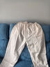 啄木鸟纯棉松紧腰高腰宽松大码薄款九分裤女夏季新款灯笼裤休闲显瘦 杏色薄 轻薄 2XL 建议140-160斤 实拍图