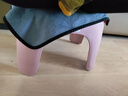小凳子家用塑料加厚客厅茶几板凳椅子可叠放茶几凳换鞋凳 【kitty粉】成人款1只 实拍图