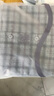 春织春秋款中老年人男士爸爸长袖纯棉宽松圆领对襟开衫纯棉睡衣套装 【男款】麻灰格套装 L 实拍图