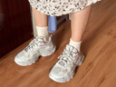 斯凯奇（Skechers）女鞋夏季厚底老爹鞋百搭透气熊猫鞋软底舒适外穿休闲运动鞋11959 实拍图