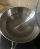 美厨（maxcook）304不锈钢炒锅 带盖锅具34cm 三层钢锅 电磁炉燃气炉通用MCC7904 实拍图