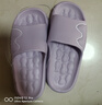 洁丽雅踩屎感拖鞋女款夏季2026新款室内居家居浴室洗澡防滑防臭凉拖鞋男 奶油紫【1.0 小猫吃鱼chao软款】 38-39 【适合37-38码】 实拍图