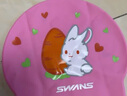 SWANS儿童泳镜泳帽进口高清防水防雾男女童游泳套装SW29粉白小兔 实拍图