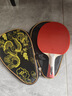 乒搏人生乒乓球拍套葫芦形球拍包龙纹乒乓球包硬质 黑金色/1只 实拍图