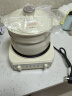 美的（Midea）电煮锅 电蒸锅 电炒锅 电热锅 2.6L分体式 小型1-2人学生宿舍多功能锅泡面锅 XZC2061 配蒸笼 实拍图