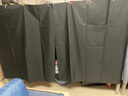 南极人（Nanjiren）大学生宿舍床帘上下铺通用强遮光蚊帐加厚不透光隐私帘床围挡布 纯黑【99%强遮光+上下铺通用】 1.2米高【2片】遮三面 实拍图