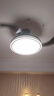 雷士（NVC）LED照明风扇灯吊扇灯北欧餐厅卧室黑色灯具全光谱1级能效遥控42寸 实拍图