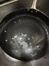 卢记铁锅（lujitieguo）纯手工锻打圆底炒锅无涂层不粘锅家用炒菜锅电磁炉燃气灶 纯手工锻打圆底炒锅 32cm 实拍图