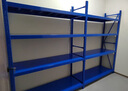 施尔福货架仓储家用置物架轻型加厚承重仓库库房展示架层架中型货物架子 2米高蓝色-四层-主架 【每层真实均载180KG】长150宽50=行业虚标6~1200KG 实拍图
