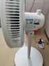 美的（Midea）【品质推荐】七叶轻音柔风电风扇/家用省电落地扇/台式电扇/广角摇头节能宿舍小型风扇 SAE35CA 实拍图