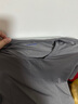 真维斯（Jeanswest）冰丝短袖t恤男士夏季新款清凉透气运动上衣男宽松吸汗健身跑步衣 深灰 纯色 3XL 【推荐体重160-190斤】 实拍图