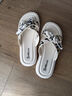 网红夏天ins风仙女凉拖鞋女外穿潮2026年夏季新款时尚百搭沙滩鞋 白色 38-39 建议拍大一码 实拍图