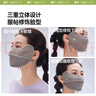 蕉下（beneunder）凉感防晒口罩女防晒面罩护脸骑行口罩线脸基尼漫暮黑 实拍图