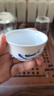 末都手绘功夫茶具茶杯陶瓷 景德镇青花瓷器单只品茗杯茶盏普洱小单杯 年年有余【40ML】 实拍图